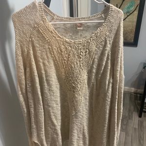 Tan womens sweater